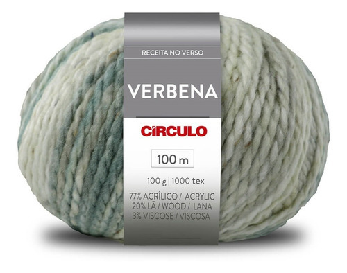 1 Novelo Do Fio De Lã Verbena Outono, Inverno - Círculo Cor 9731 - FÁBULA