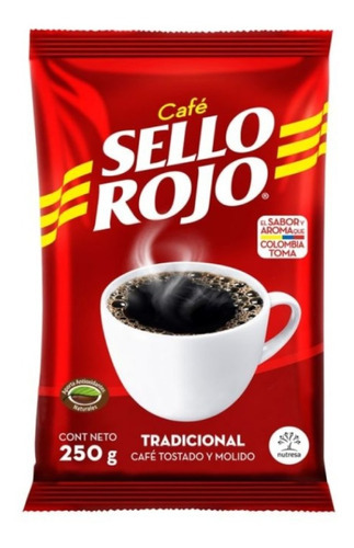 Sello Rojo Molido Tostado Cafe 250g