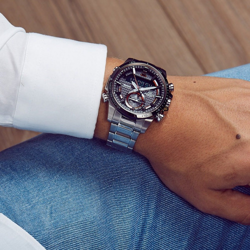 Reloj Casio Edifice Ecb-800db-1a Solar Bluetooth Original