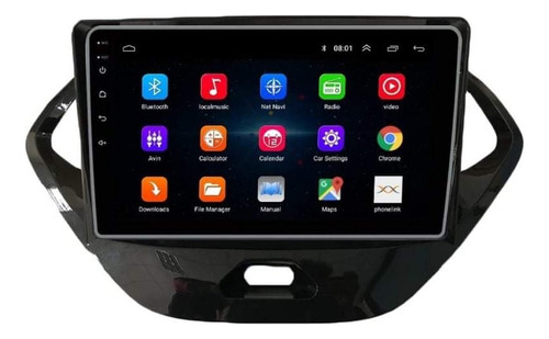 Estereo Ford Figo Pantalla Android Radio Wifi Gps Bt Touch