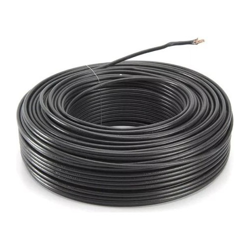 Cable 10 Thw Electricidad Cabel 100% Cobre Negro Rollo 100mt