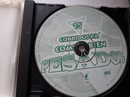 15 Corridos Pa Compas Bien Pesados Cd (Usado)