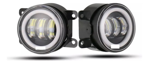 Faros Led Nieblas Aro Angel Dual Honda Cr-v 2007 2008 2009