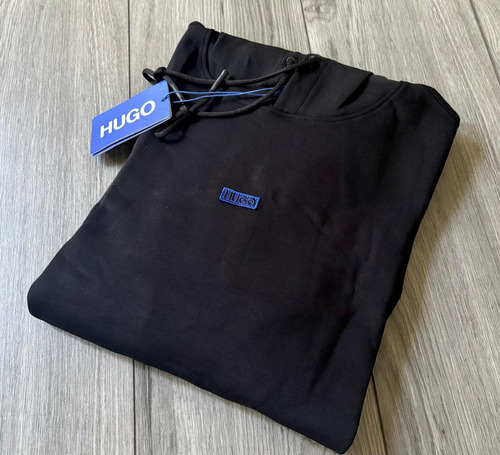 Sudadera De Caballero Hugo Slimfit Con Gorro Y Logo En Pecho
