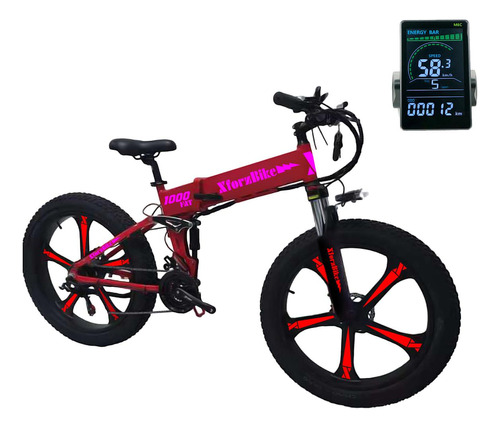 Bici Batería De Alto Rendimiento, Mxfrj-017, 1000w, R26x4 ,