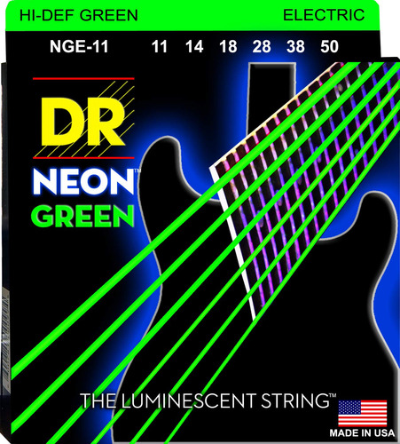 Dr Strings Hi-def Neon Cuerda Para Guitarra Electrica Nge-11