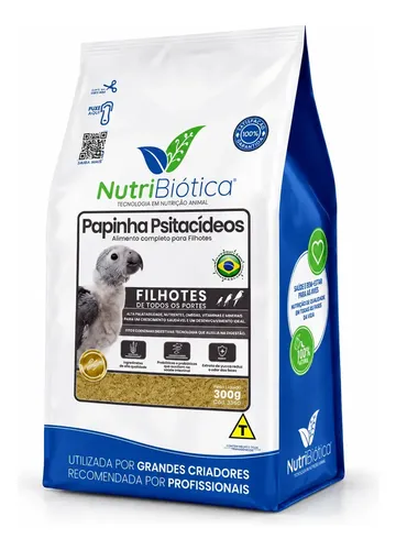 Papinha Psitacídeos NutriBiótica Filhotes 300g