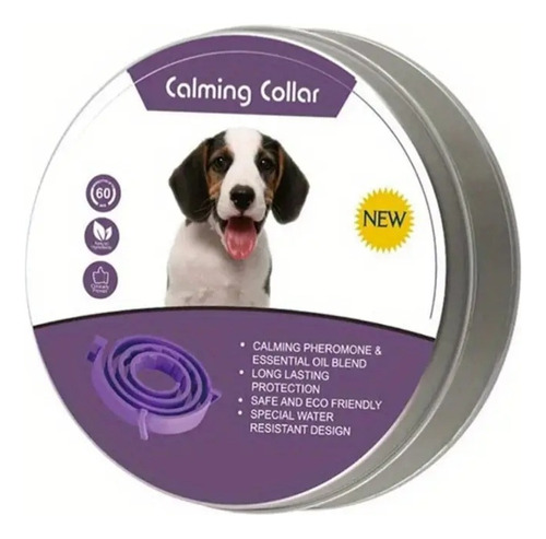 Collar Calming Feromonas Perro Antiestrés Y Ansiedad 60 Días