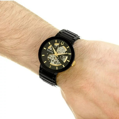 Reloj Bulova Automático Skeleton Caballero 98a203 (Usado)
