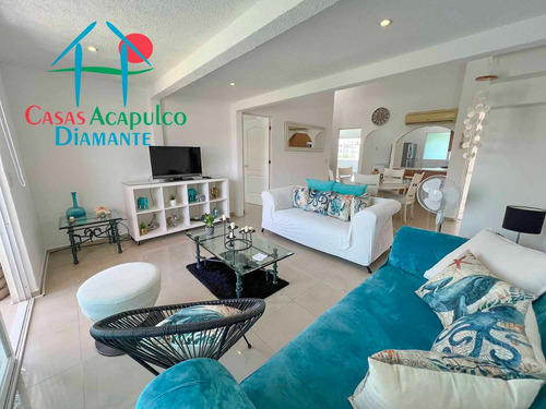 Cad Diamante Lakes Zafiro 316. Terraza Con Vista A Los Jardines Y Albercas
