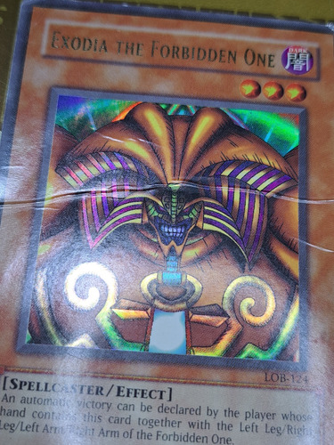 Yugioh Exodia The Forbidden One Lob-124 Original Ultra Rare