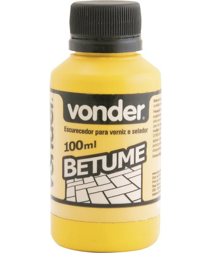  Betume Escurecedor Para Verniz E Seladora 100ml Vonder 