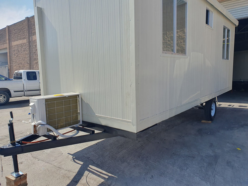 Camper Caseta Traila Remolque Oficina Móvil C/ Wc Y Privado