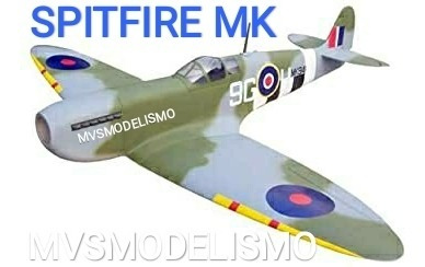 Planta Pdf Spitfire Mk Escala P/ Depron Ou Poliondas + Brind