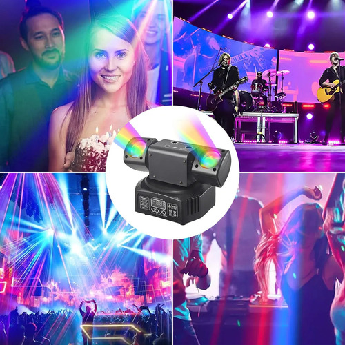 Refletor De Cabeça Móvel Led Robótico Para Djs Dmx-512
