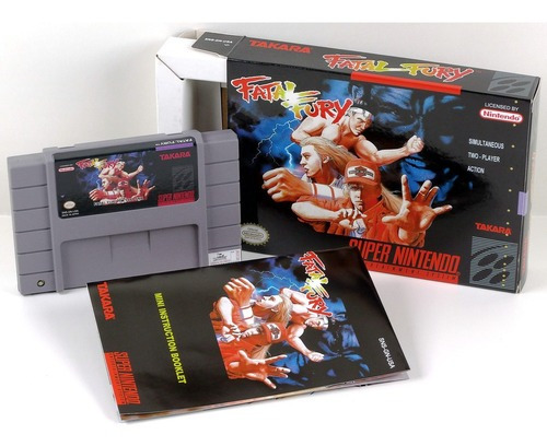 Fatal Fury Super Nintendo Snes, Completo 