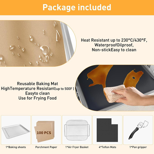 Accesorios Para Freidora De Aire Compatible Con 26 Qt