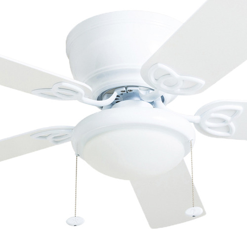 Ventilador de Techo Low Profile 52401 52 pulg Blanco Cinco Aspas Coolfan