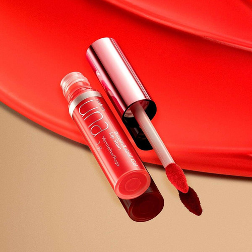 Lápiz labial en gel Natura Una Red Lip Stain, 3 g