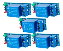 Comprar . 5 Piezas Modulo Relevador Relay 1 Canal 5v Rele Arduino
