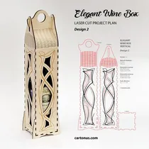 Comprar Cajas Botellas Vinos Mdf Corte Laser Y Variedad De Cajas