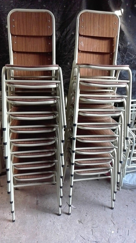 Imagen 3 de 10 de Conjunto Pupitre Bipersonal Con 2 Sillas Escolares