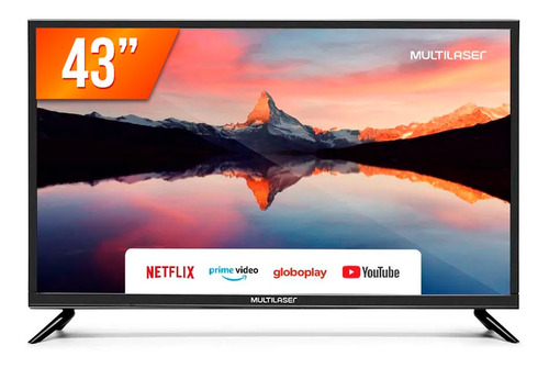 Smart Tv Led 43 Full Hd Multilaser Tl012 3 Hdmi 2 Usb Wifi