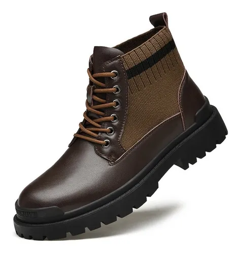comprar Hombres Casual Zapatos Cuero Lujo Botas Senderismo Trabajo
