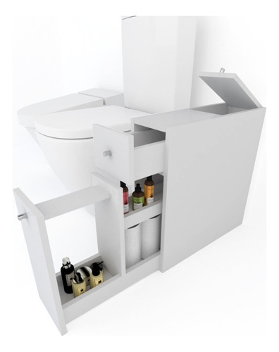 Imagen 1 de 9 de Mueble Para Baño Organizador Moderno La Font Linea Nueva