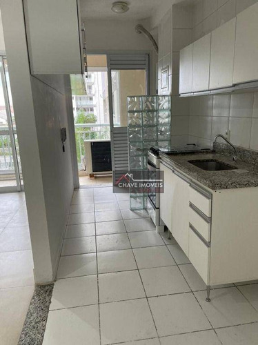 Imagem 9 de 11 de Apartamento Com 1 Dormitório Suíte, Lazer Completo, À Venda, 50 M² Por R$ 295.000 - Vila Matias - Santos/sp - Ap3038