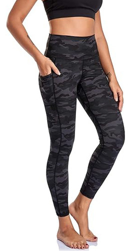 Leggings De Yoga De Talle Alto Con Bolsillos Y Pantalones De