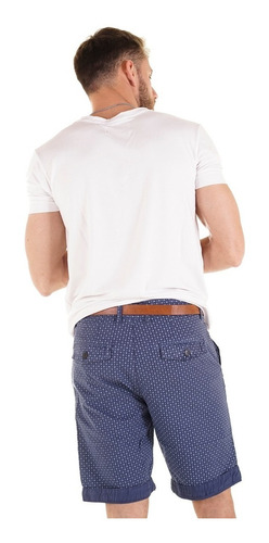 Imagen 2 de 2 de Bermudas Vestir Hombre Gabardina Elastiazada Importadas