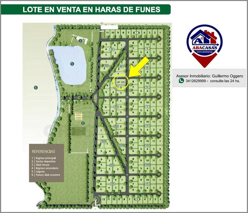 Imagen 2 de 5 de Lote En Venta En Haras De Funes, Club De Campo