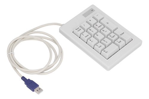 Teclado Numérico Mecânico, 17 Teclas, Ação Linear, Usb, Com