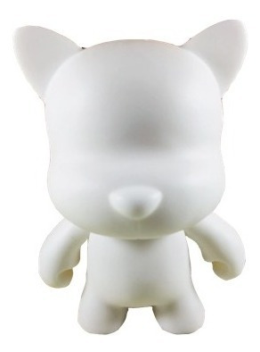 Dunny Perro Blanco 12cm Plataforma De Vinil Custom Toy Munny