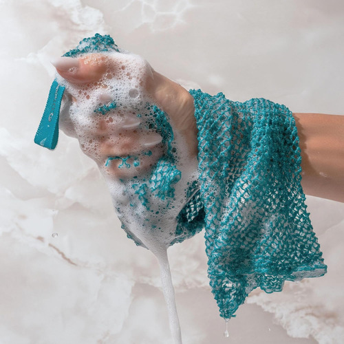 Ecotools Red De Baño Exfoliante, Inspirada En La Esponja De