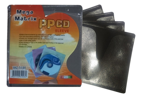 Felpa Estuche Color Negro X100 Und Para Toda Clase Cd Dvd Bd