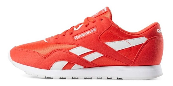 reebok classic nylon mujer rojas