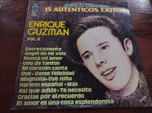 Enrique Guzmán 15 Éxitos Vol.2 Vinilo Lp Acetato Vinyl