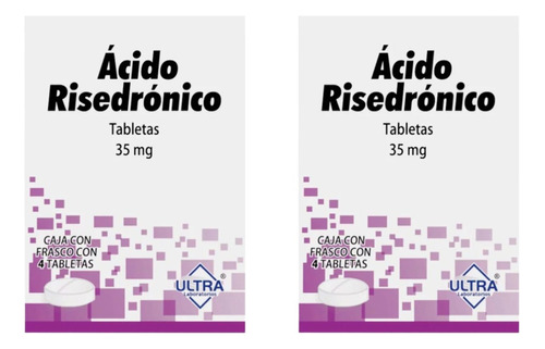 Pack De 2: Ácido Risedronico 35 Mg C/4 / Risedronato 35 Mg