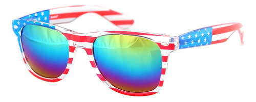 Shaderz American America Usa Flag Gafas De Sol Patrióticas