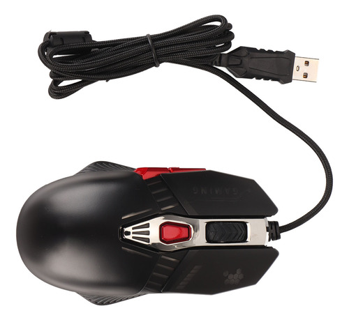 Mouse Silent Gaming Rgb Wired 7200 Dpi Optical Gamer Mouse
