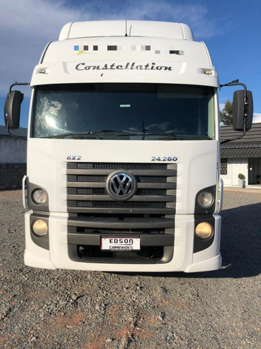 Vw 24.280 24-280 24280 6x2 Truck Trucado Cabine Leito