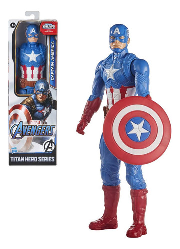 Avengers Figuras Titan Hero - Capitan America