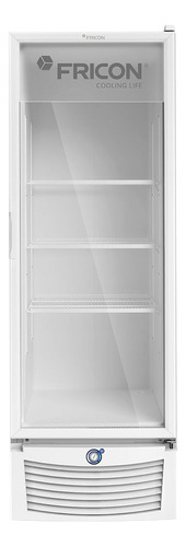 Freezer Vertical 569l Fricon Vcet569v Pt Vidro Branco 220v