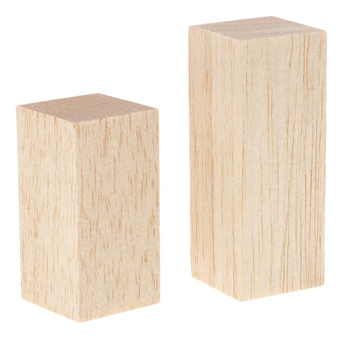 25 Piezas De Bloques De De Balsa, Varillas De Pino, Palos, /
