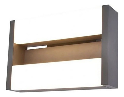 Lampara Led Para Pared Exterior Aplique De Jardin Cochera