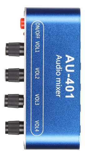 Mezclador De Audio De 4 Canales, Selector De Mezclador De De