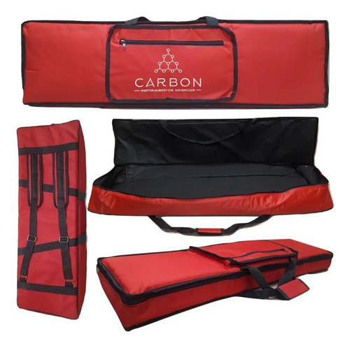 Capa Bag Para Teclado Master Luxo Nord Electro 4 Hp Preto