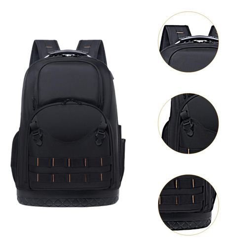 Mochila Para Herramientas, Con MĂșltiples Bolsillos Y